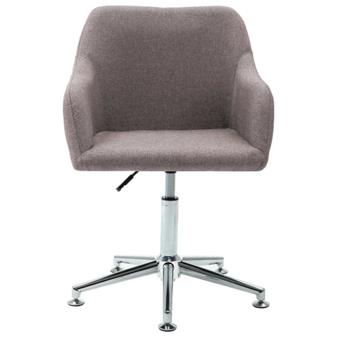 Swen Studio -  Swivel Dining Chairs 6 pcs Taupe Fabric (UK/IE/FI/NO only) (6x331507)